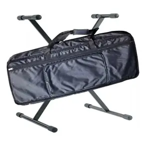 Funda + Soporte De Teclado 5 Octavas 61 Teclas