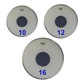 Tom Pack Remo Control Sound Set Parche 10/12/16 Arenado Coated