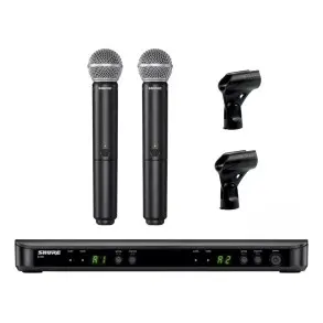 Microfono Inalambrico Shure Blx Doble Sistema Uhf 58
