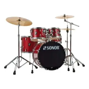 Bateria 5 Cuerpos Sonor Aqx Studio Bombo 20 + Fierros AQXSTUDIORMS