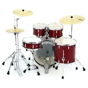 Bateria 5 Cuerpos Sonor Aqx Studio Bombo 20 + Fierros AQXSTUDIORMS