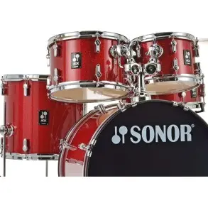 Bateria 5 Cuerpos Sonor Aqx Studio Bombo 20 + Fierros AQXSTUDIORMS