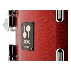 Bateria 5 Cuerpos Sonor Aqx Studio Bombo 20 + Fierros AQXSTUDIORMS