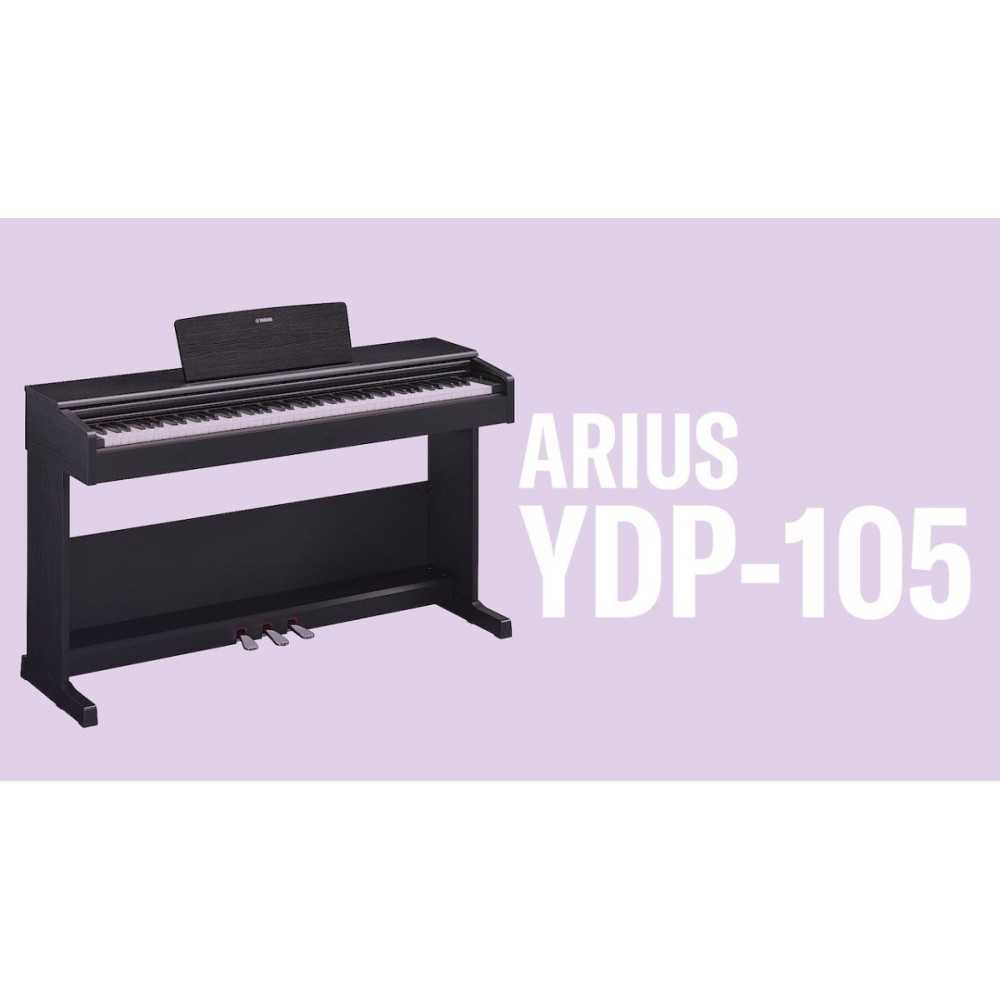 Piano Digital Con Mueble Y 3 Pedales Yamaha Arius Ydp105r