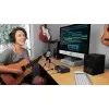 Kit Grabacion Home Studio Placa Microfonos Auriculares Pack Bateria