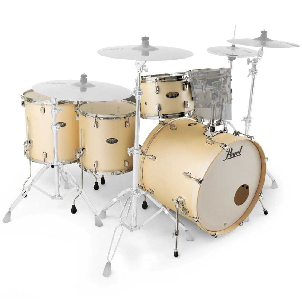 Bateria Pearl Decade Maple 4 Cuerpos Satin Gold Meringue