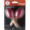 Maracas Stagg Mango Corto Rojo SEGMSRD