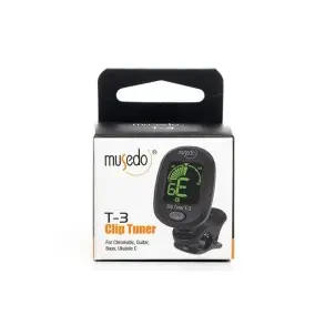 Afinador Clip Musedo T3 Para Instrumentos De Cuerda Tipo Pinza