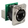Jack Seetronic SE8FDP Ethernet RJ45 Para Chasis Con Traba