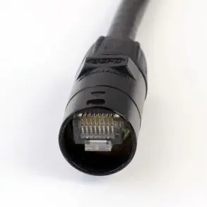 Jack Seetronic SE8FDP Ethernet RJ45 Para Chasis Con Traba