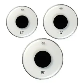 Tom Pack Remo Control Sound Set Parche 12/13/16 Transparente