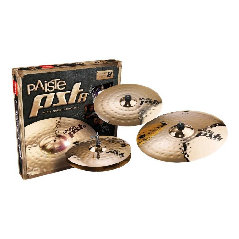 Set De Platillos Paiste Pst8 Ride 20 + Crash 16 + Hi Hat 14