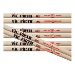 Palillos Pack Vic Firth 7a American Classic Pack X 4 Pares