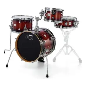 Bateria Dw Mini Pro Tobacco 4 Cuerpos Burst Bombo 16