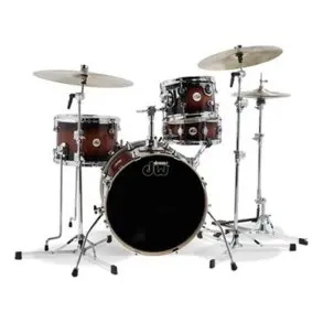 Bateria Dw Mini Pro Tobacco 4 Cuerpos Burst Bombo 16