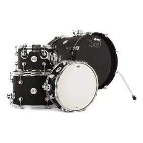 Bateria Dw Mini Pro Black 4 Cuerpos Bombo 16