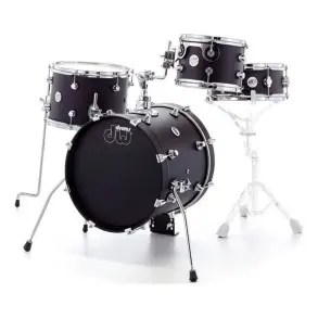 Bateria Dw Mini Pro Black 4 Cuerpos Bombo 16