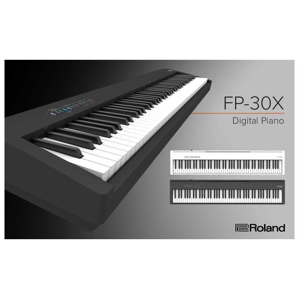 Piano Digital Roland Fp30x 88 Teclas Con Usb Y Bluetooth