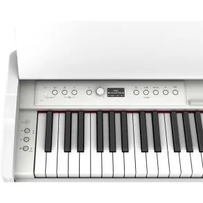 Piano Digital Con Mueble Roland F701 Con Usb Y Bluetooth 88 Teclas Color Blanco