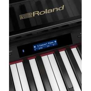 Piano Digital Roland 1/4 De Cola Hibrido Ebano Marfil Gp 607