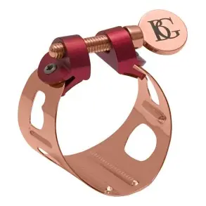 Abrazadera Bg Duo Oro Rosa Para Saxo Tenor Y Cubre Boquilla