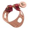 Abrazadera Bg Duo Oro Rosa Para Saxo Tenor Y Cubre Boquilla