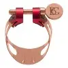 Abrazadera Bg Duo Oro Rosa Para Saxo Tenor Y Cubre Boquilla
