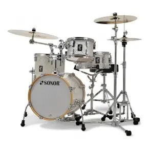Bateria Sonor Aq2 Safari 4 Cuerpos 16-10-13 Redo 12x5 Blanca