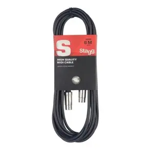 Cable Midi - Midi Stagg De 6 Metros Smd6 P/ Teclado O Placa