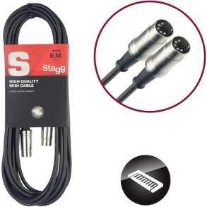 Cable Midi - Midi Stagg De 6 Metros Smd6 P/ Teclado O Placa