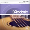 Encordado Daddario Ej26 Custom Light Phosphor Bronze 011-052