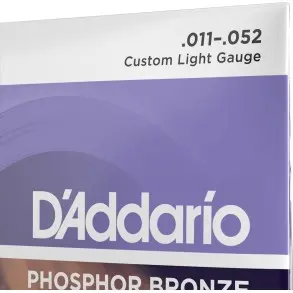 Encordado Daddario Ej26 Custom Light Phosphor Bronze 011-052