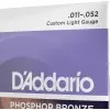 Encordado Daddario Ej26 Custom Light Phosphor Bronze 011-052