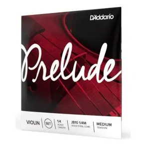 Encordado P/ Violin Daddario 1/4 Prelude Violin Set Tens Med