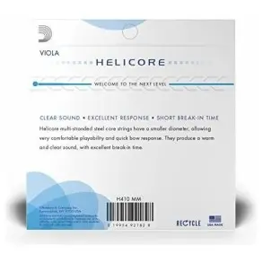 Encordado Para Viola Daddario Helicore Tension Media 15 O 16