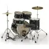 Bateria Sonor Aq1 Studio 5 Cuerpos Con Fierros Black