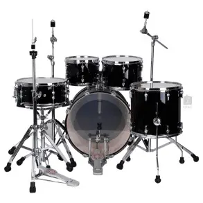 Bateria Sonor Aq1 Studio 5 Cuerpos Con Fierros Black