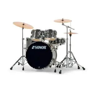 Bateria 5 Cuerpos Sonor Aqx Stage Con Fierros AQXSTAGEBMS
