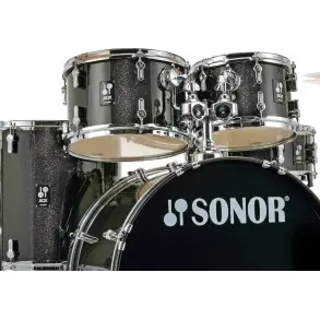 Bateria 5 Cuerpos Sonor Aqx Stage Con Fierros AQXSTAGEBMS