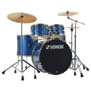 Bateria 5 Cuerpos Sonor Aqx Stage Con Fierros AQXSTAGEBOS