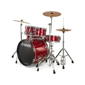 Bateria 5 Cuerpos Sonor Aqx Stage Con Fierros AQXSTAGERMS