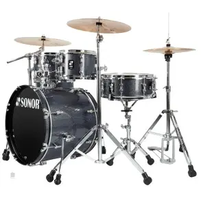 Batería 5 Cuerpos Sonor Aqx Studio Bombo 20 + Fierros AQXSTUDIOBMS