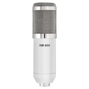Micrófono Condenser Fzone De Estudio BM-800 | Cable XLR/Mini plug