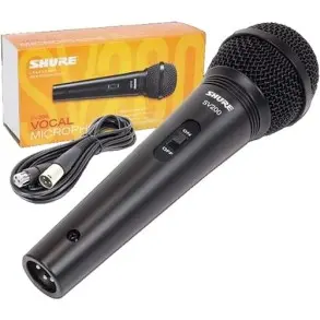 Shure SV200 Micrófono Dinámico Multi-uso con Swicht | Cable Xlr/Xlr