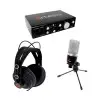 Pack Grabación Estudio Artesia ARB-4 Micrófono - Interfaz - Auriculares