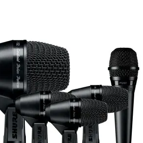 Kit de 5 Micrófonos / Shure PGADRUMKIT5 / Mics Para Batería