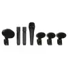 Kit Shure de 7 Mic p/Bateria 3 Clamps + 3 Pipetas + 5 XLR + Estuche PGADRUMKIT7