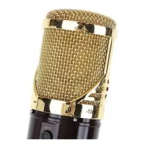 Microfono USB Condenser Kurzweil KM1U Capsula Dorada