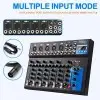 Mixer 8 Canales Bluetooth Usb Phantom Power Eq Ross F-7
