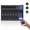 Mixer 8 Canales Bluetooth Usb Phantom Power Eq Ross F-7